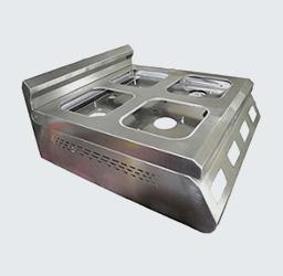 Sheet metal cooktop